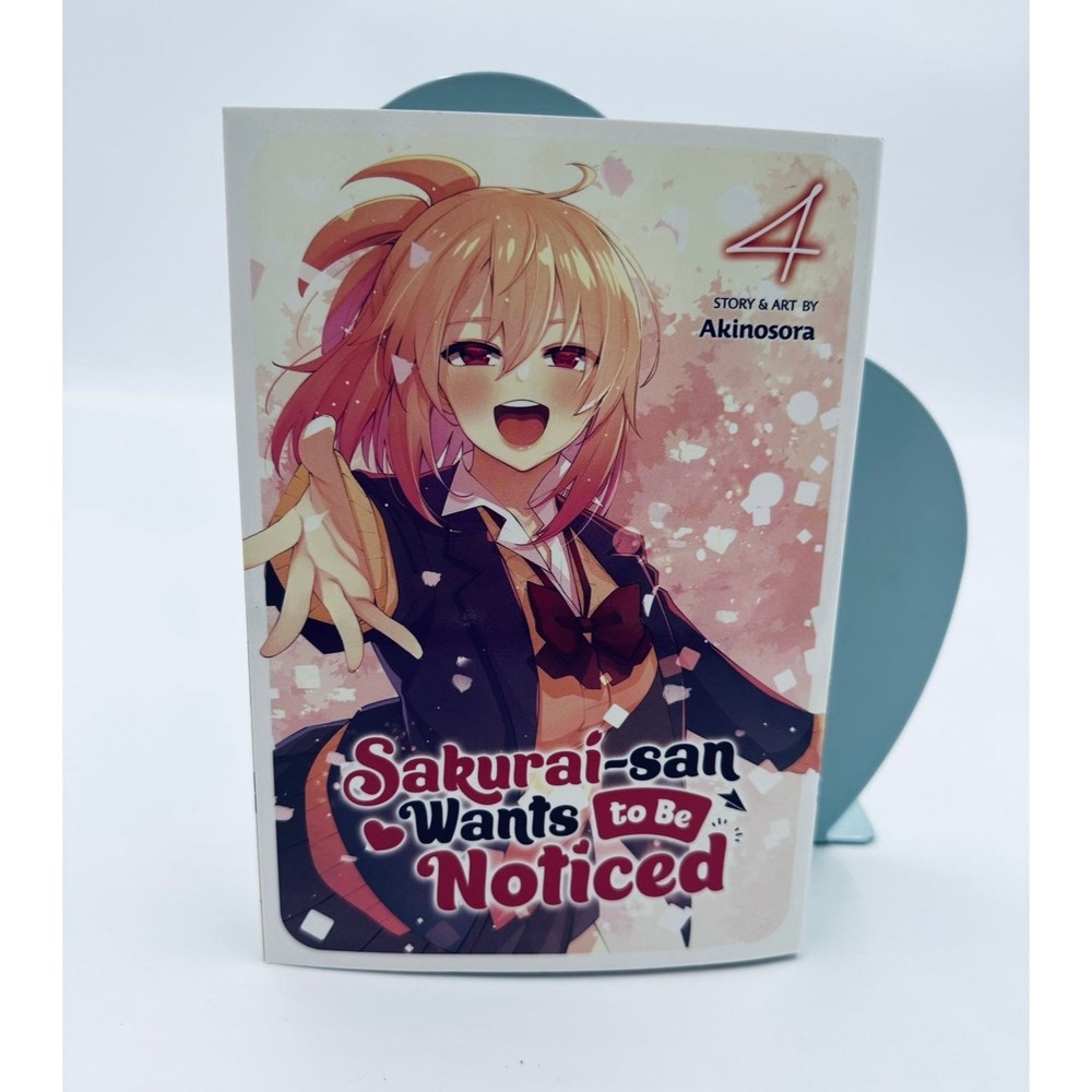 1st print Sakurai-San Wants to Be Noticed Vol. 4 Paperback manga